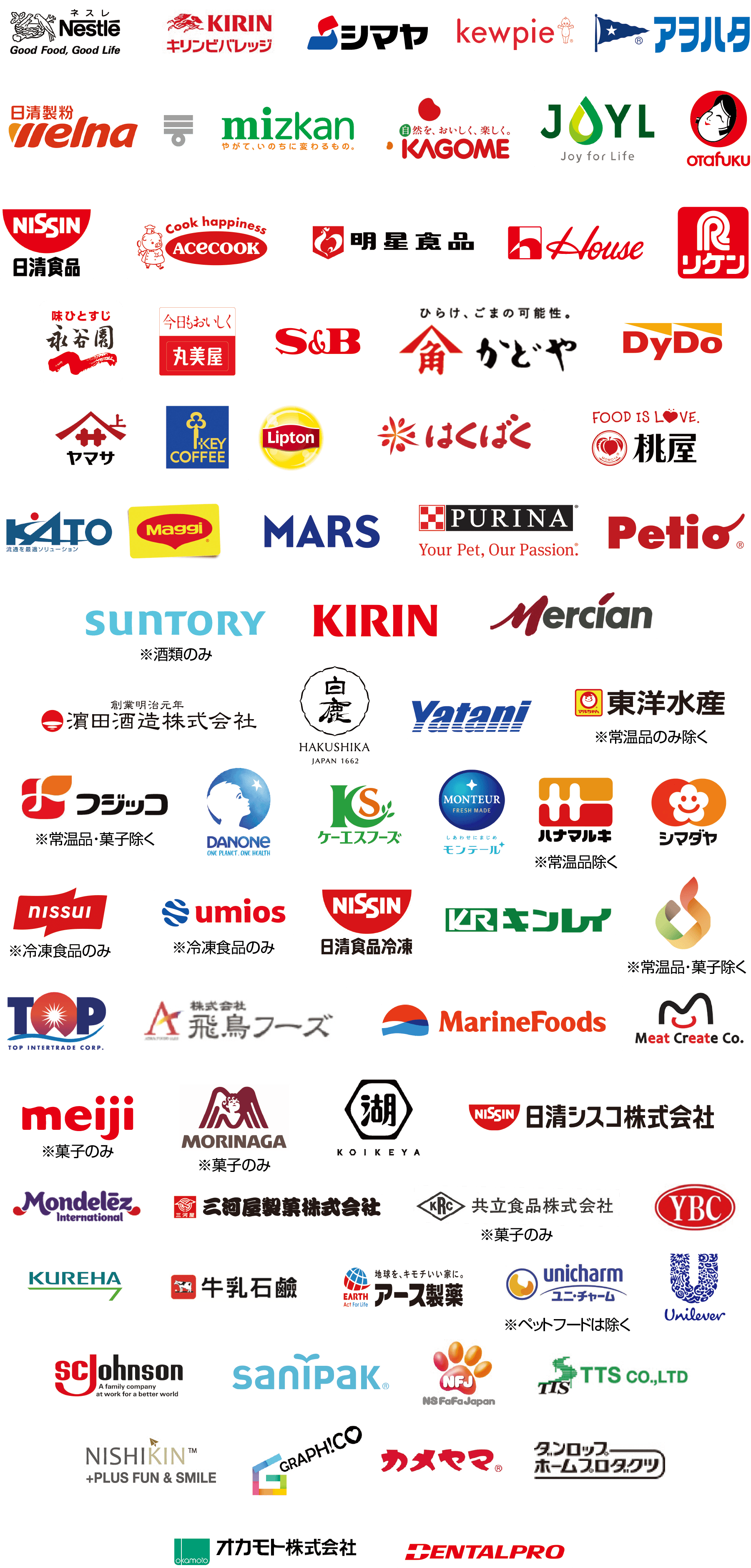 協賛メーカー